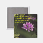 Aimant Fleur sauvage flottant (Recto/Verso)