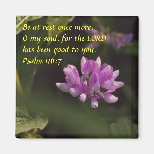 Aimant Fleur sauvage flottant (Devant)