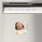 Aimant Fleur Scribbles Multi ・ Baby Faire-part (In Situ (Lave-vaisselle))