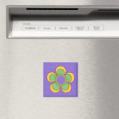Aimant Fleur Sunburst (In Situ (Lave-vaisselle))