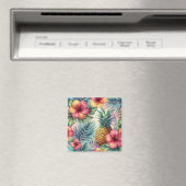 Aimant Fleur tropicale (In Situ (Lave-vaisselle))