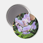 Aimant fleur violette (Recto/Verso)