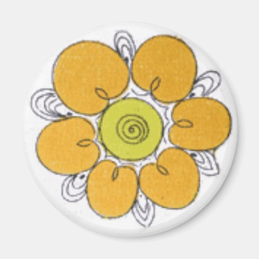 Aimant FleurA (Devant)