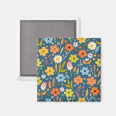 Aimant fleurs (Recto/Verso)