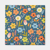 Aimant fleurs (Devant)