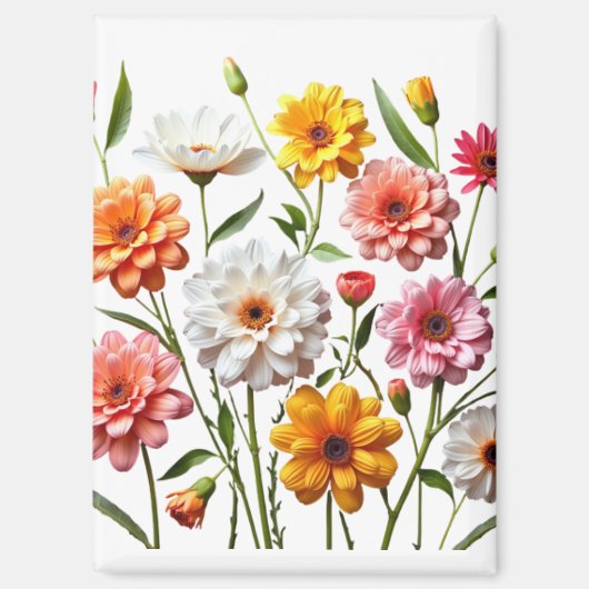 Aimant Fleurs (Recto)