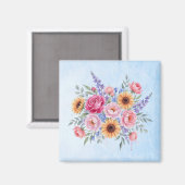 Aimant Fleurs (Recto/Verso)
