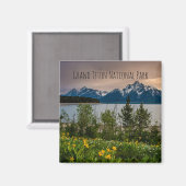 Aimant Fleurs à Colter Bay (Recto/Verso)