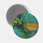 Aimant Fleurs aimantes 2 1/4 pouce (Recto/Verso)