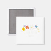 Aimant Fleurs amusantes Graphisme Jésus Texas Tacos Dit F (Recto/Verso)