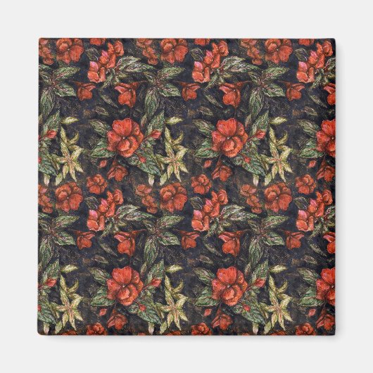 Aimant Fleurs anciennes d'Alexandra Cook aka Linandara (Devant)