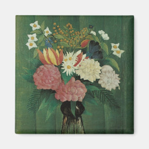 Aimant Fleurs avec du lierre par Henri Rousseau, Floral V