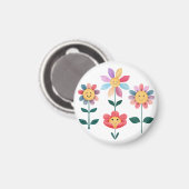 Aimant Fleurs Bizarres (Recto/Verso)