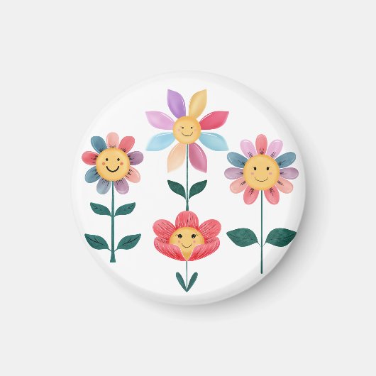 Aimant Fleurs Bizarres (Devant)