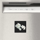 Aimant Fleurs blanches (In Situ (Lave-vaisselle))