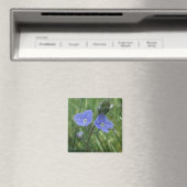 Aimant Fleurs Bleues (In Situ (Lave-vaisselle))