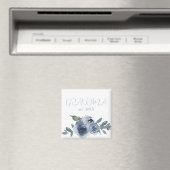 Aimant Fleurs bleues pour grand-mère (In Situ (Lave-vaisselle))