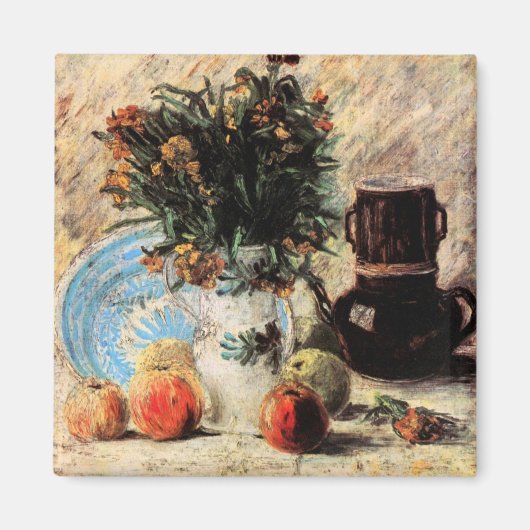 Aimant Fleurs, Café et Fruit de Vincent van Gogh (Devant)