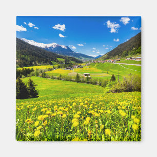 Aimant Fleurs   Canton des Grisons de Dandelion, Suisse