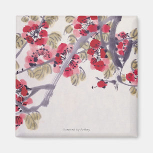 Aimant Fleurs d'abricot