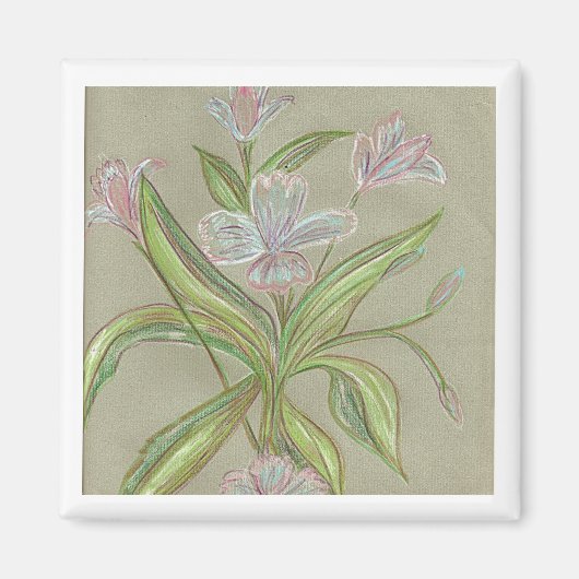 Aimant Fleurs d'Amilia (Devant)