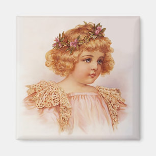 Aimant Fleurs dans ses cheveux