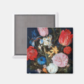 Aimant Fleurs dans un navire en verre, Jan Brueghel l'Anc (Recto/Verso)