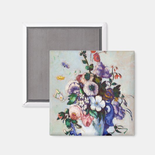 Aimant Fleurs dans un Vase Rococo, Paul Cezanne (Recto/Verso)