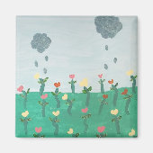 Aimant Fleurs dansantes (Devant)