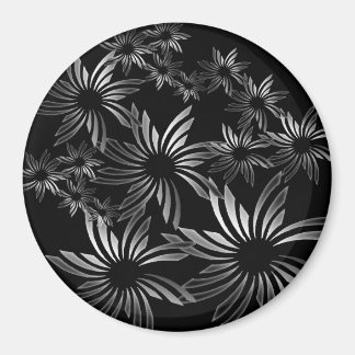 Aimant Fleurs d'argent