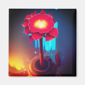 Aimant Fleurs d'art (Devant)