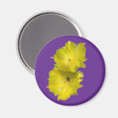 Aimant Fleurs de cactus (Recto/Verso)