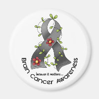 FLEURS DE Cancer Du Cerveau RIBBON 1