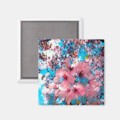Aimant Fleurs de cerisiers (Recto/Verso)