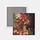 Aimant Fleurs de la vie morte dans un vase par Vincent va (Recto/Verso)