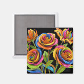 Aimant Fleurs de l'esprit (Recto/Verso)