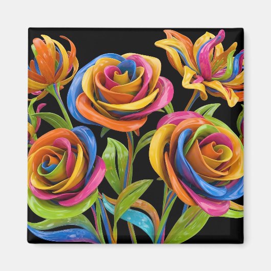 Aimant Fleurs de l'esprit (Devant)