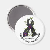 Aimant FLEURS DE Mélanome RIBBON 1 (Recto/Verso)