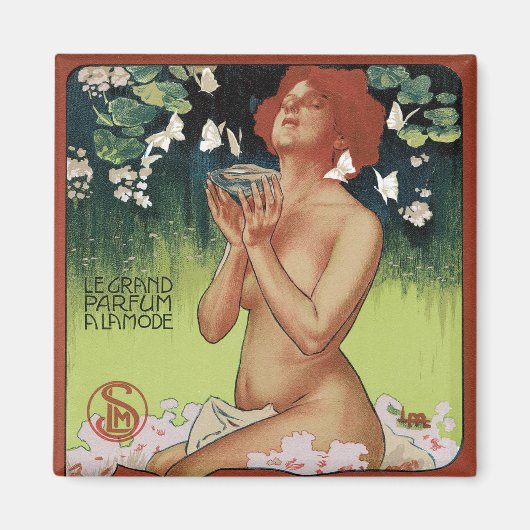 Aimant Fleurs de Mousse (Devant)