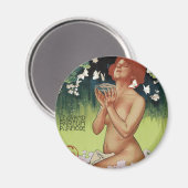 Aimant Fleurs de Mousse (Recto/Verso)