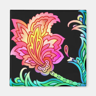 Aimant Fleurs de néon