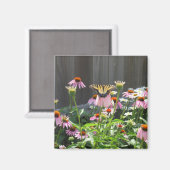 Aimant Fleurs de papillon et de cône (Recto/Verso)
