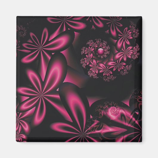 Aimant Fleurs de passion (Devant)