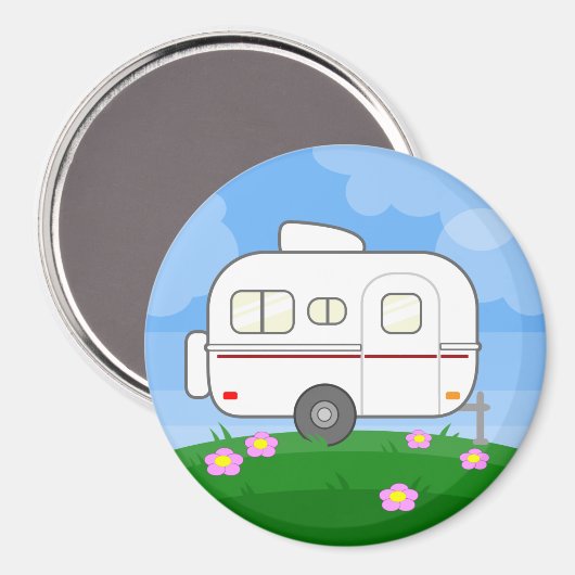 Aimant Fleurs de printemps (Recto/Verso)