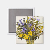 Aimant Fleurs de printemps (Recto/Verso)