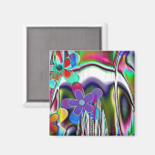 Aimant Fleurs de printemps (Recto/Verso)