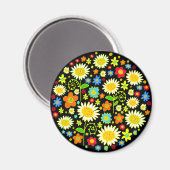 Aimant Fleurs de printemps (Recto/Verso)