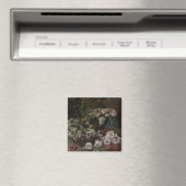 Aimant Fleurs de printemps - Claude Monet Peinture à l'hu (In Situ (Lave-vaisselle))