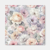 Aimant Fleurs de rose élégantes (Devant)