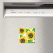 Aimant Fleurs de soleil (In Situ (Lave-vaisselle))